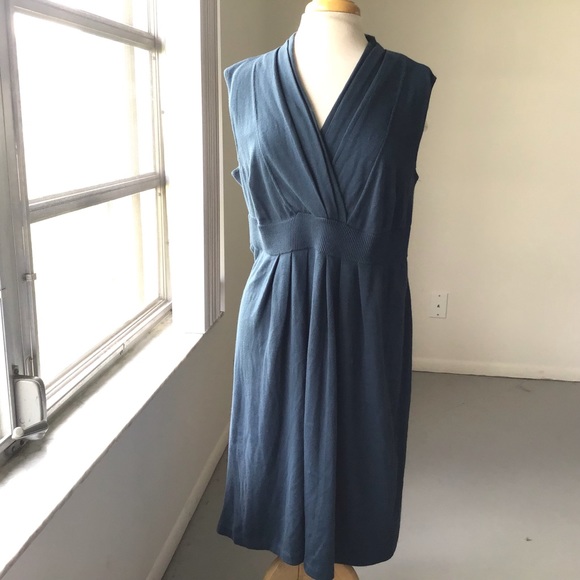 Peruvian Connection Adriatico dress Pima cotton sleeveless teal Size xl - Picture 2 of 6